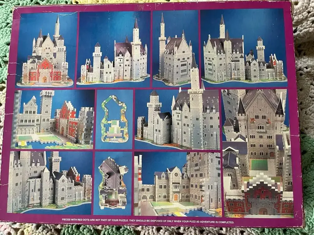 Wrebbit Puzz-3D Bavarian Castle 1000 Piece 3D Jigsaw Puzzle